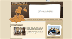 Desktop Screenshot of kartoffelhaus-schwerin.de